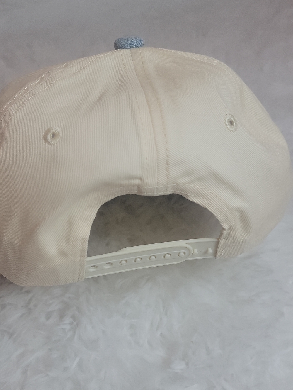 NWT Altar'd State Cream & Denim "United States of America" Embroidered Hat. - Picture 5 of 6